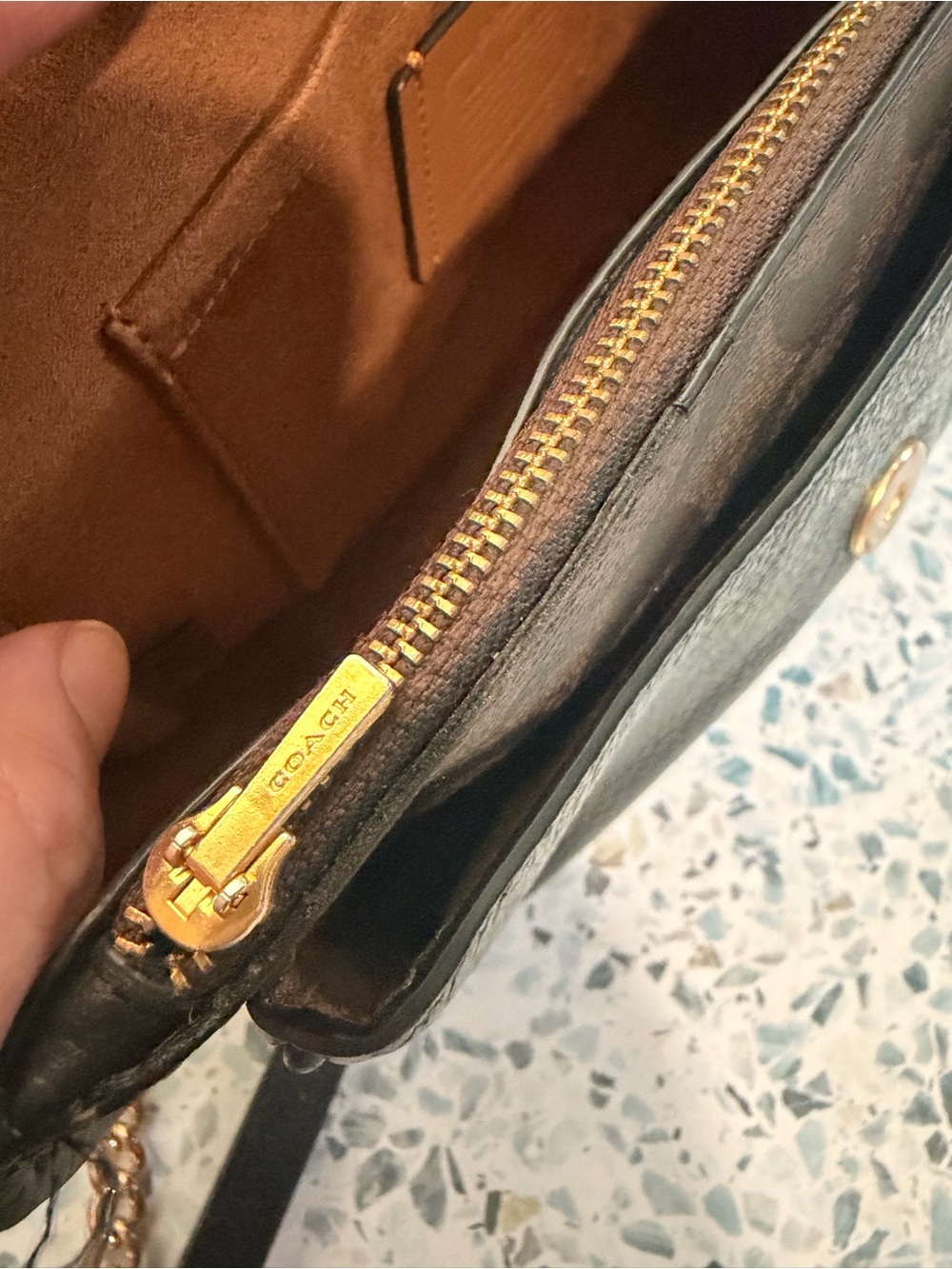 Coach Klare Crossbody 25 Signature Canvas Brown Black CC878 - Picture 9 of 10